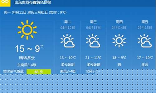 山东青岛一周天气预报15天_青岛一周天气
