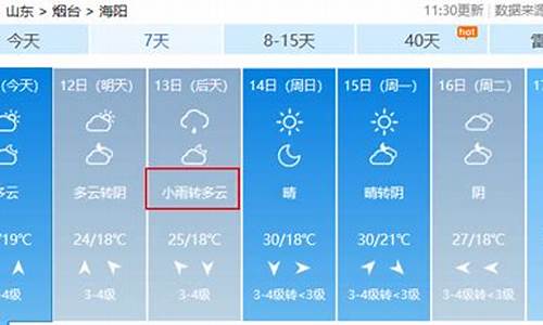 龙口天气预报24小时详情表图片_龙口天气预报24小时详情表
