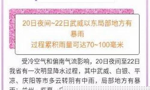 兰州天气l_兰州天气预警提示