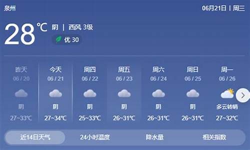 泉州安溪天气预报_泉州安溪天气预报15天查询