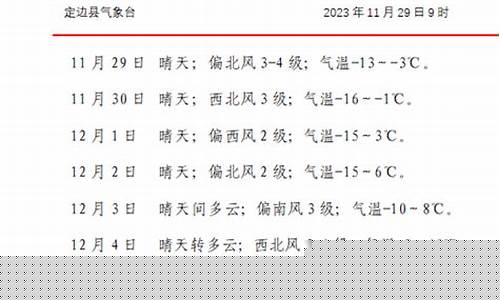 陕西定边天气预报7天查询(一周)_陕西定边天气预报