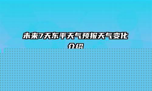 东平天气预报未来15天_东平天气预报15天气