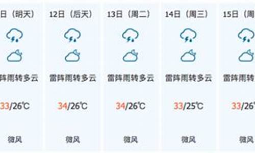 儋州天气预报15天查询_儋州天气预报15天查询结果最新