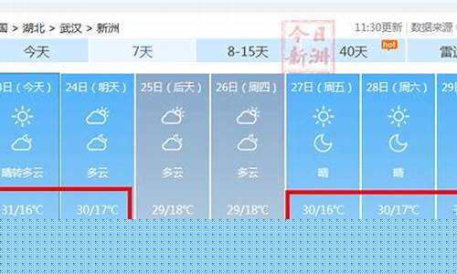 新洲天气预报40天查询百度_新洲天气预报40天